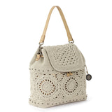 The Sak Sayulita Backpack - Hand Crochet - Natural Medallion