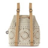 The Sak Sayulita Backpack - Hand Crochet - Natural Medallion