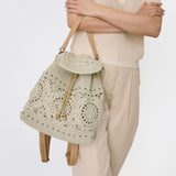 The Sak Sayulita Backpack - Hand Crochet - Natural Medallion