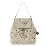 The Sak Sayulita Backpack - Hand Crochet - Natural Medallion