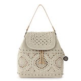 The Sak Sayulita Backpack - Hand Crochet - Natural Medallion