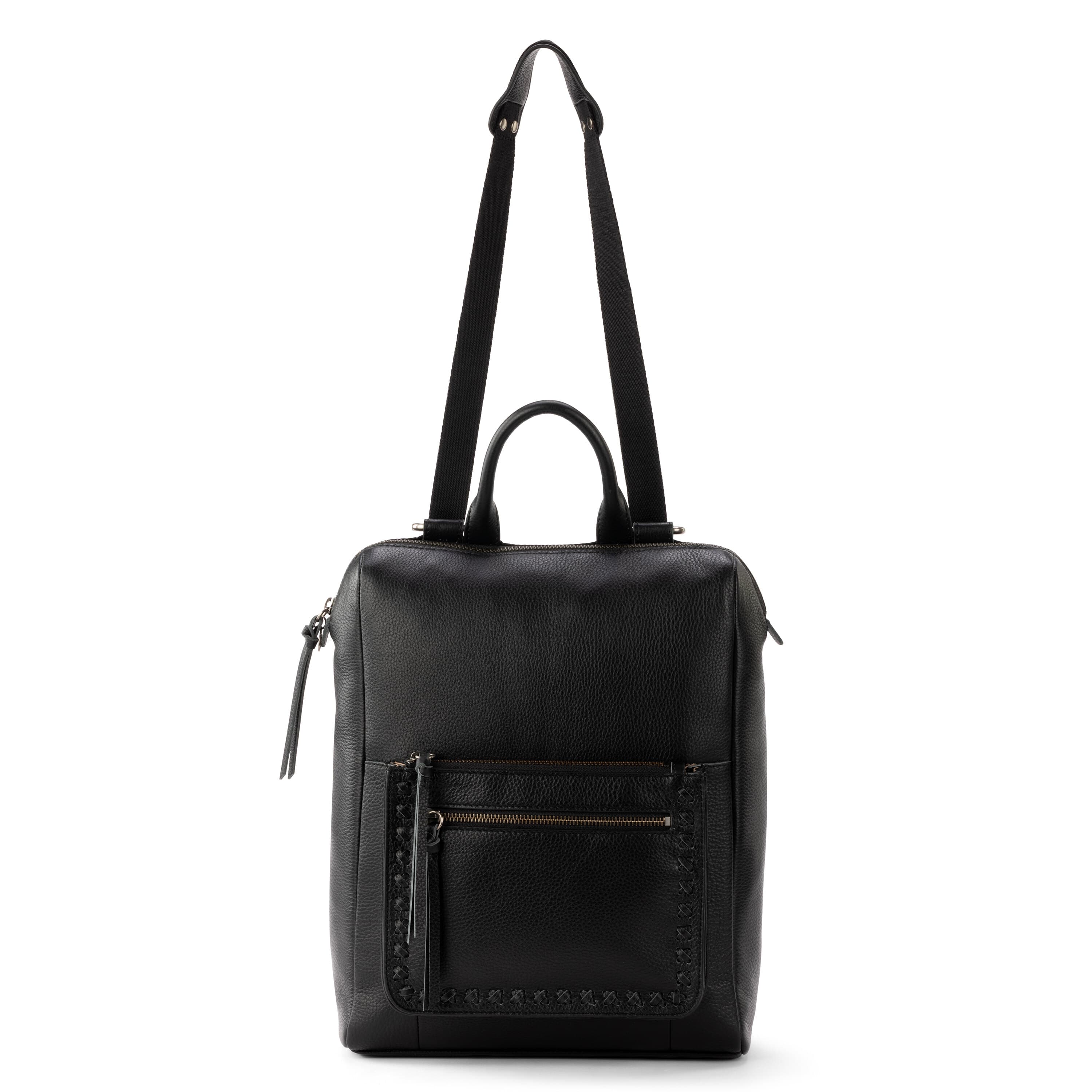 Loyola Backpack in Black Leather – The Sak display picture 3