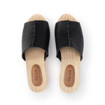 The Sak Ella Clog Sandal - Leather - Black