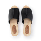 The Sak Ella Clog Sandal - Leather - Black