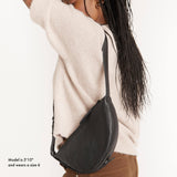 The Sak Tess Sling - Leather - Black