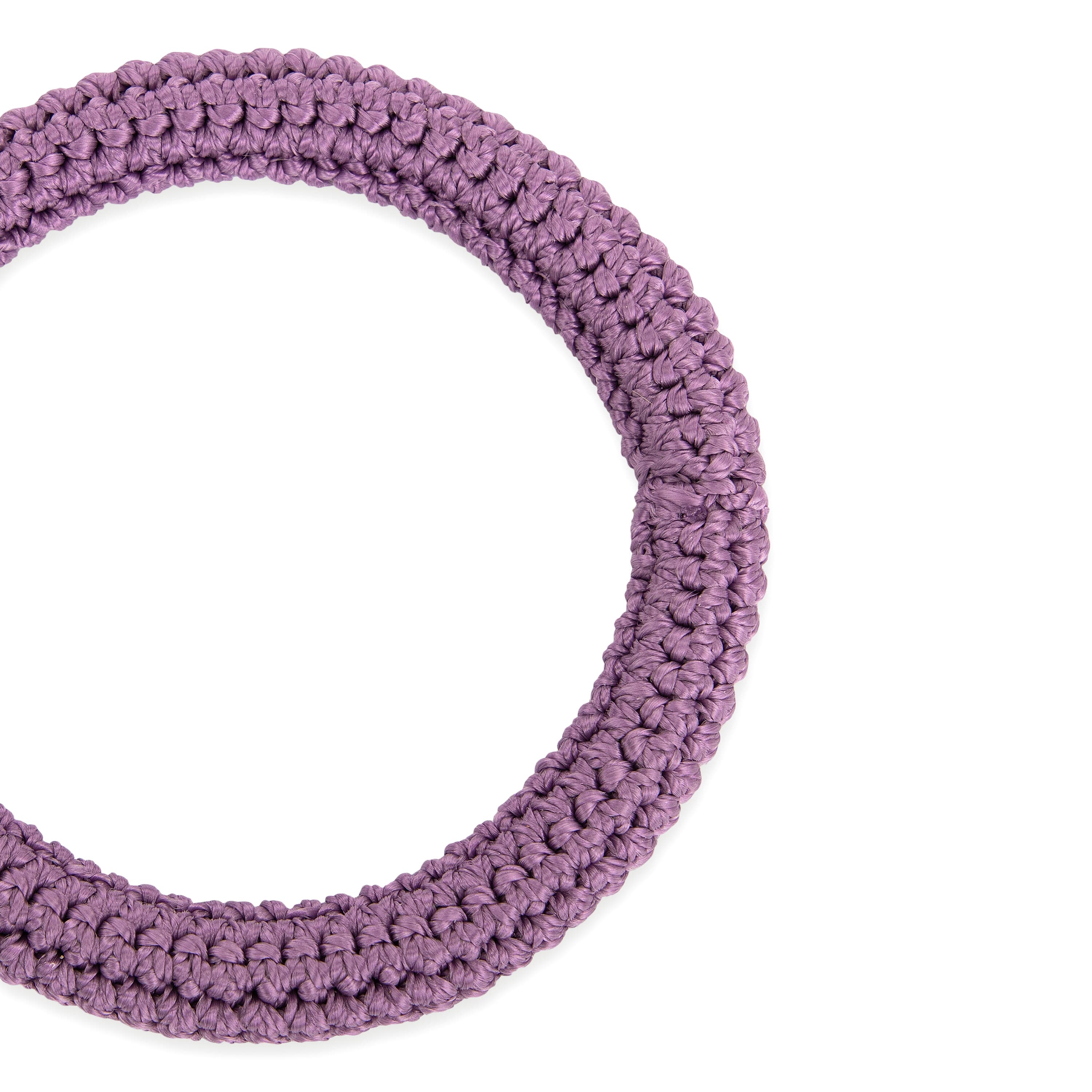 The Sak Finch Bangle - Hand Crochet - Heather