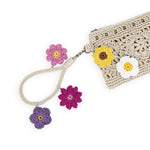 The Sak Vita Wristlet - Hand Crochet - Natural Medallion