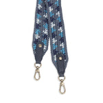 The Sak Crochet Crossbody Strap - Hand Crochet - Maritime Triangles