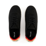 The Sak Asha Sneaker - Hand Crochet - Black Rainbow