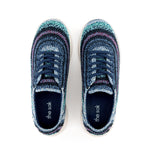 The Sak Asha Sneaker - Hand Crochet - Lapis Stripe