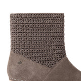 The Sak Paloma Clog Boot - Leather - Mushroom Suede