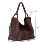 The Sak Los Feliz Large Tote - Leather - Mahogany Neutral Seminyak