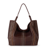 The Sak Los Feliz Large Tote - Leather - Mahogany Neutral Seminyak