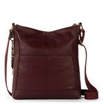 The Sak Lucia Crossbody - Leather - Black Cherry Stitch