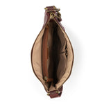 The Sak Lucia Crossbody - Leather - Black Cherry Stitch