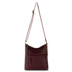 The Sak Lucia Crossbody - Leather - Black Cherry Stitch