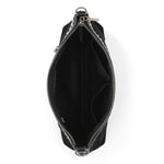 The Sak Lumi Crossbody - Leather - Black Suede Blanket Stitch