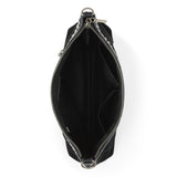 The Sak Lumi Crossbody - Leather - Black Suede Blanket Stitch