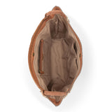 The Sak Los Feliz Large Tote - Leather - Tobacco Suede Blanket Stitch