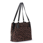 The Sak Melrose Satchel - Leather - Leopard Suede
