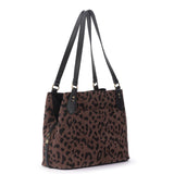 The Sak Melrose Satchel - Leather - Leopard Suede