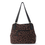 The Sak Melrose Satchel - Leather - Leopard Suede