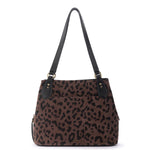 The Sak Melrose Satchel - Leather - Leopard Suede