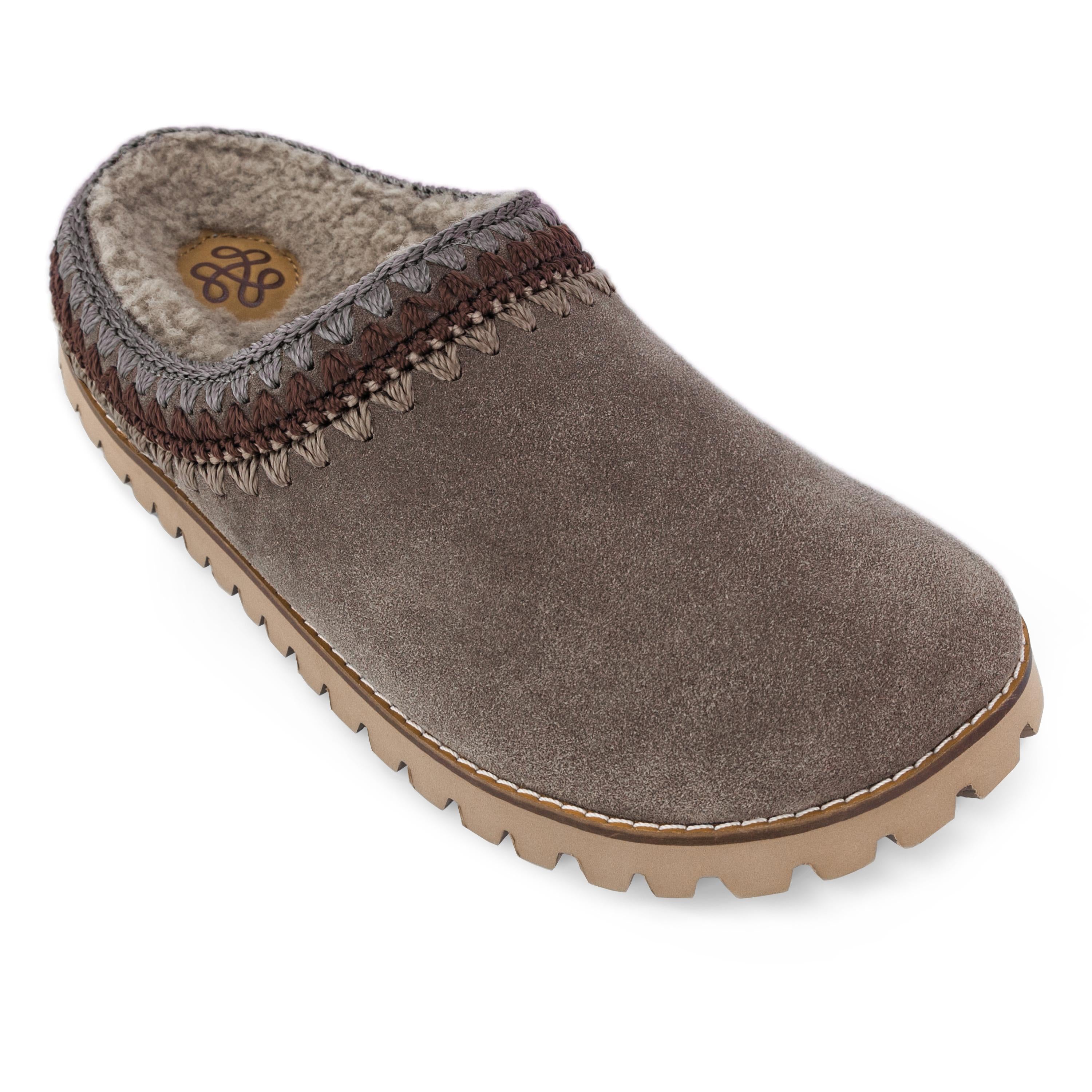 The Sak Bolinas Everyday Clog - Leather - Mushroom Shearling
