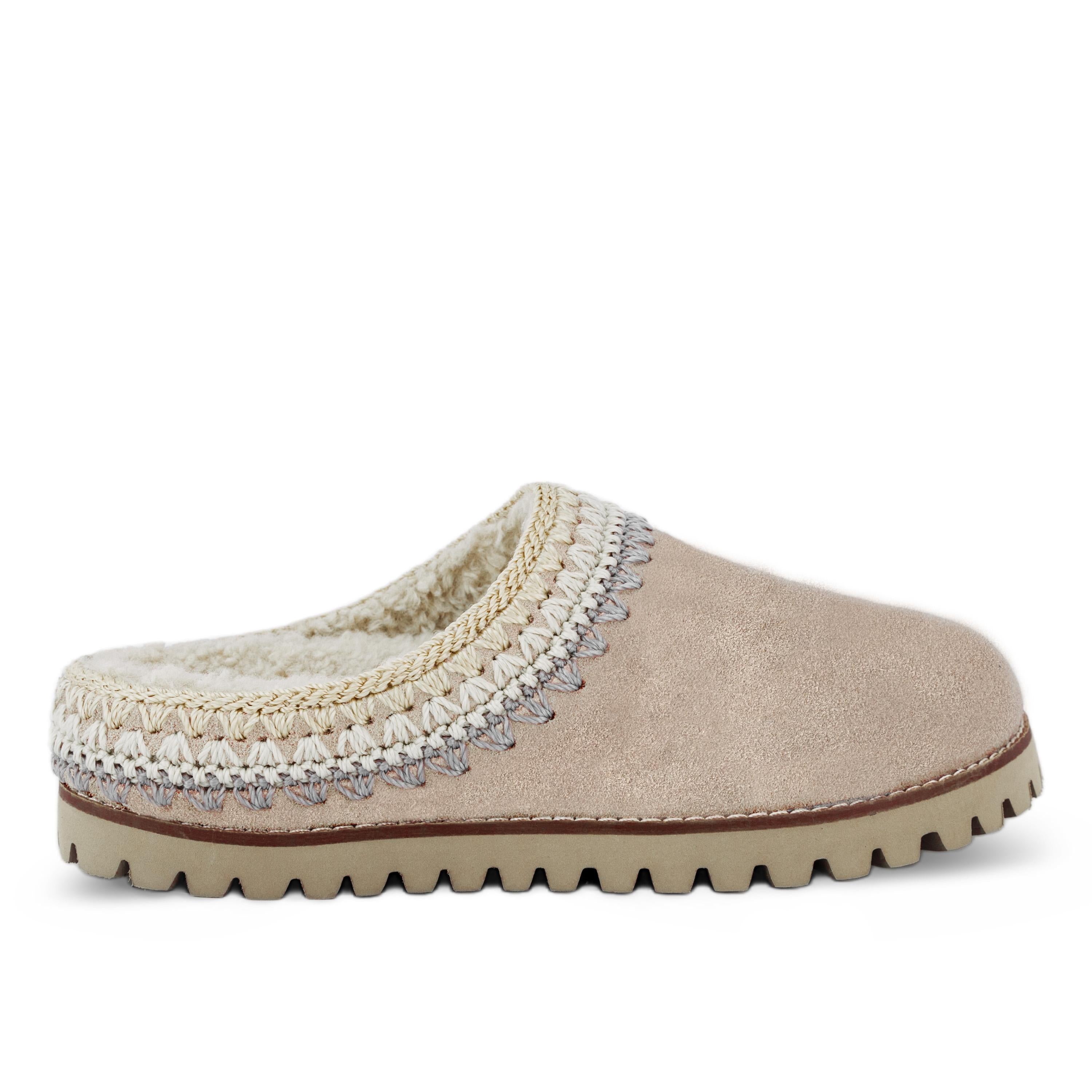 The Sak Bolinas Everyday Clog - Leather - Sand Shearling