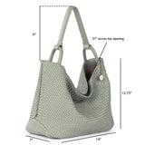 The Sak Los Feliz Large Tote - Leather - Woven Meadow