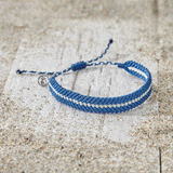 4ocean Deep Sea Braided Bracelet in Abyssal Blue Glow
