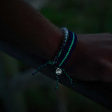 4ocean Deep Sea Braided Bracelet in Abyssal Blue Glow