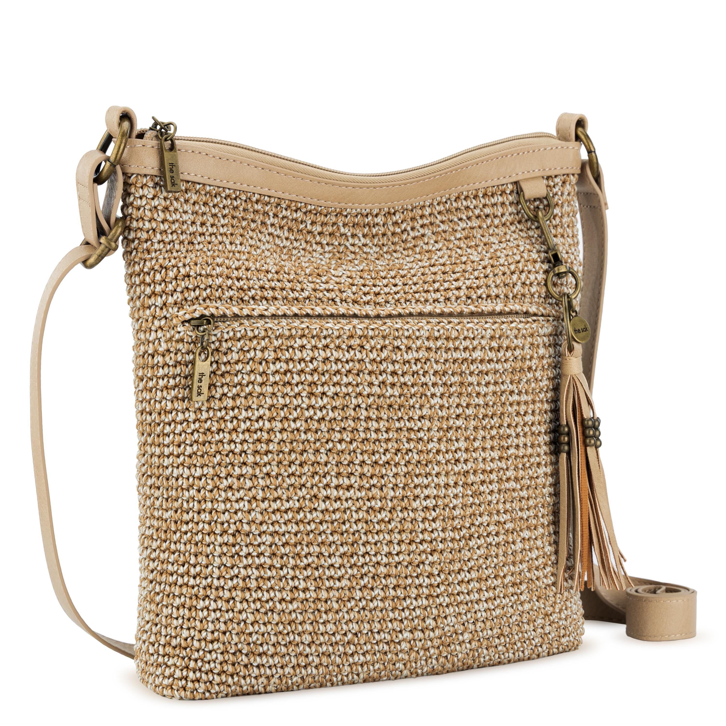 The Sak Lucia Crossbody - Hand Crochet - Bamboo Static