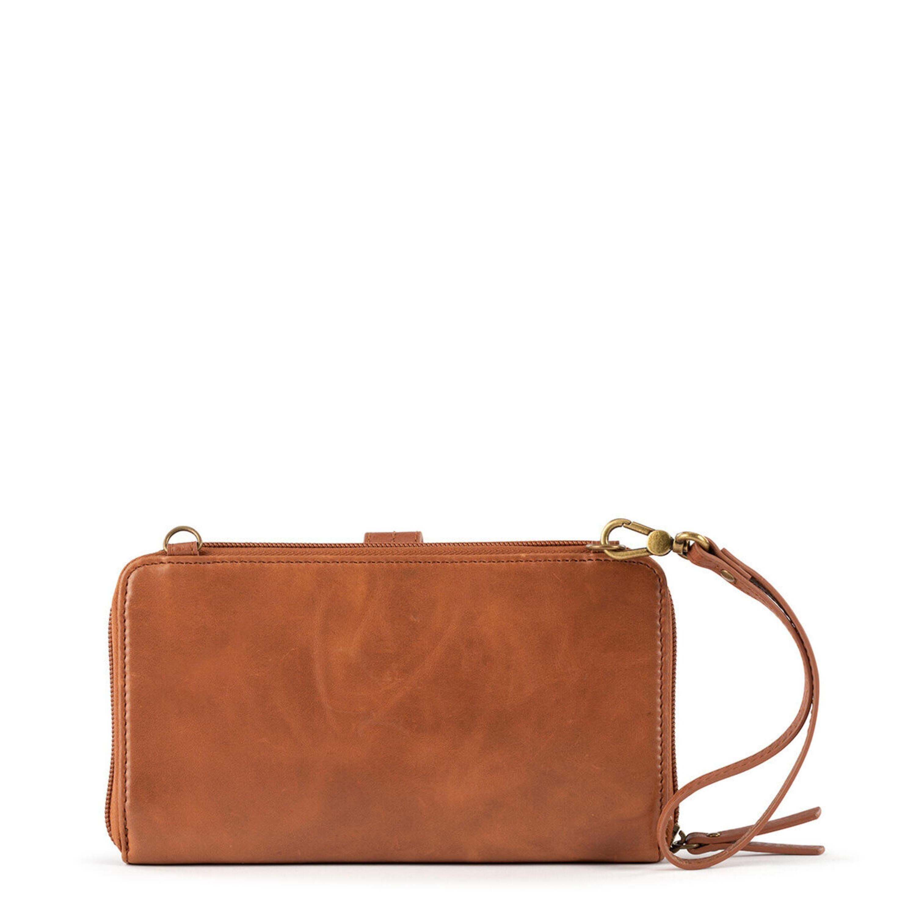 The Sak Iris Smartphone Wallet - Leather - Tobacco Staples