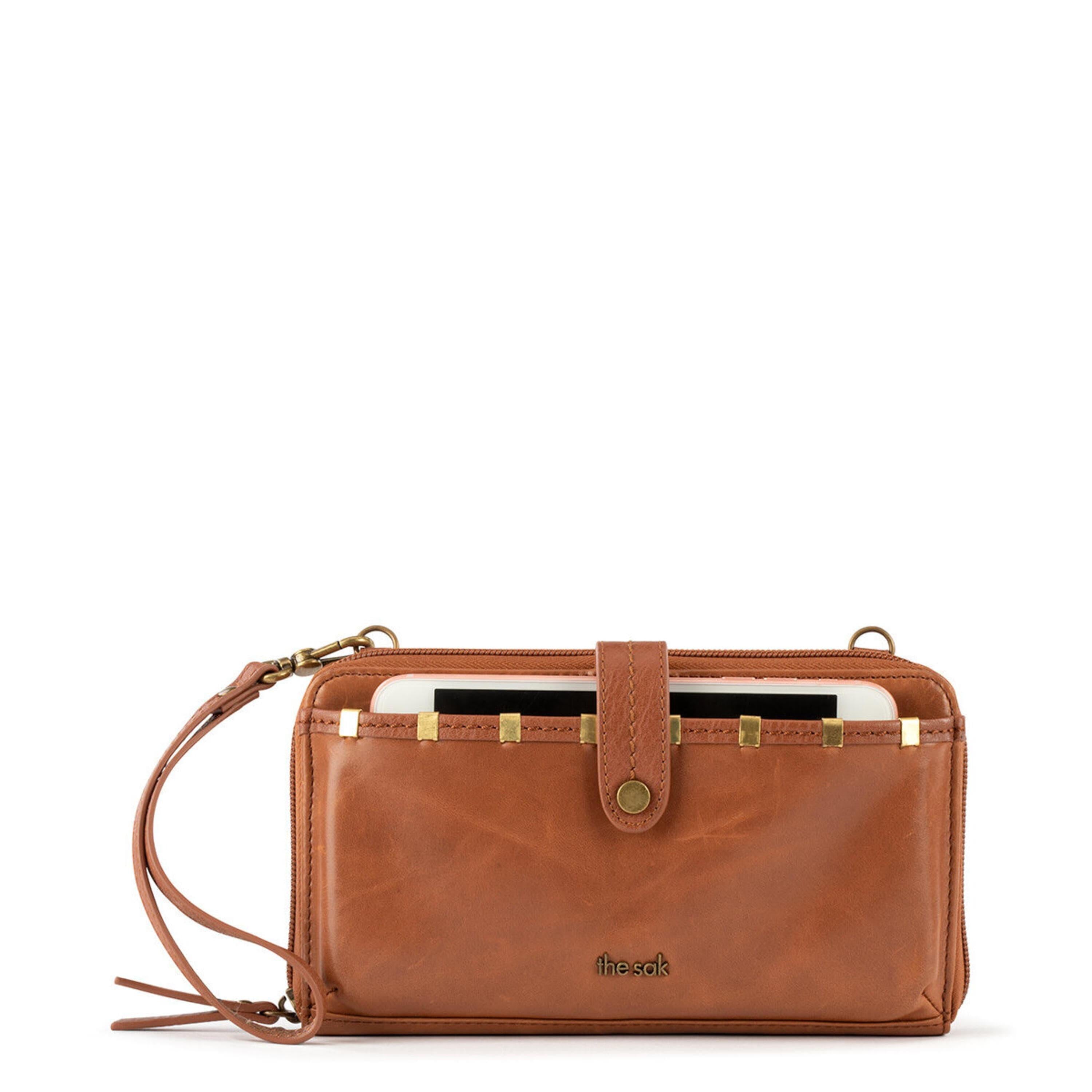 The Sak Iris Smartphone Wallet - Leather - Tobacco Staples