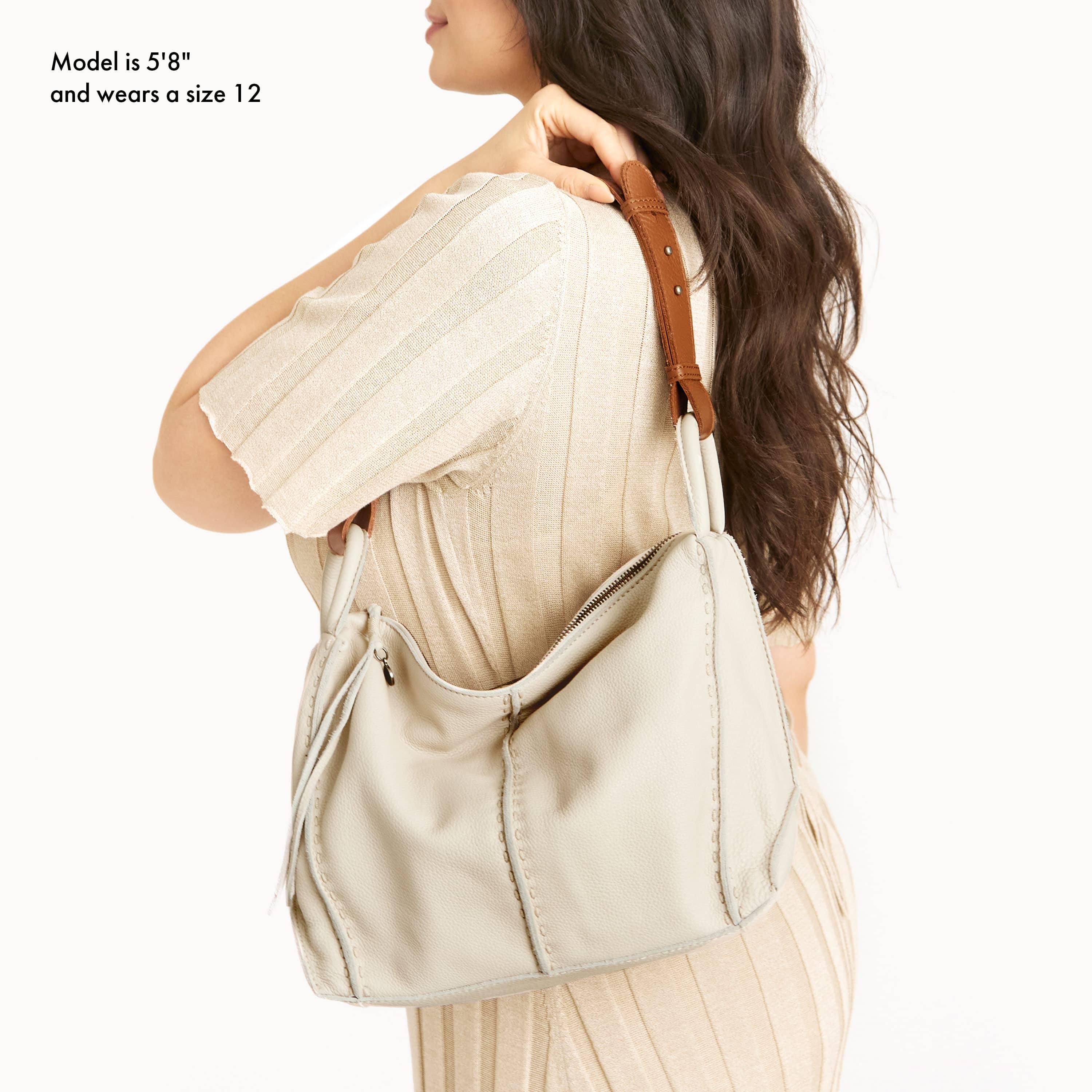 The Sak Los Feliz Hobo - Leather - Stone