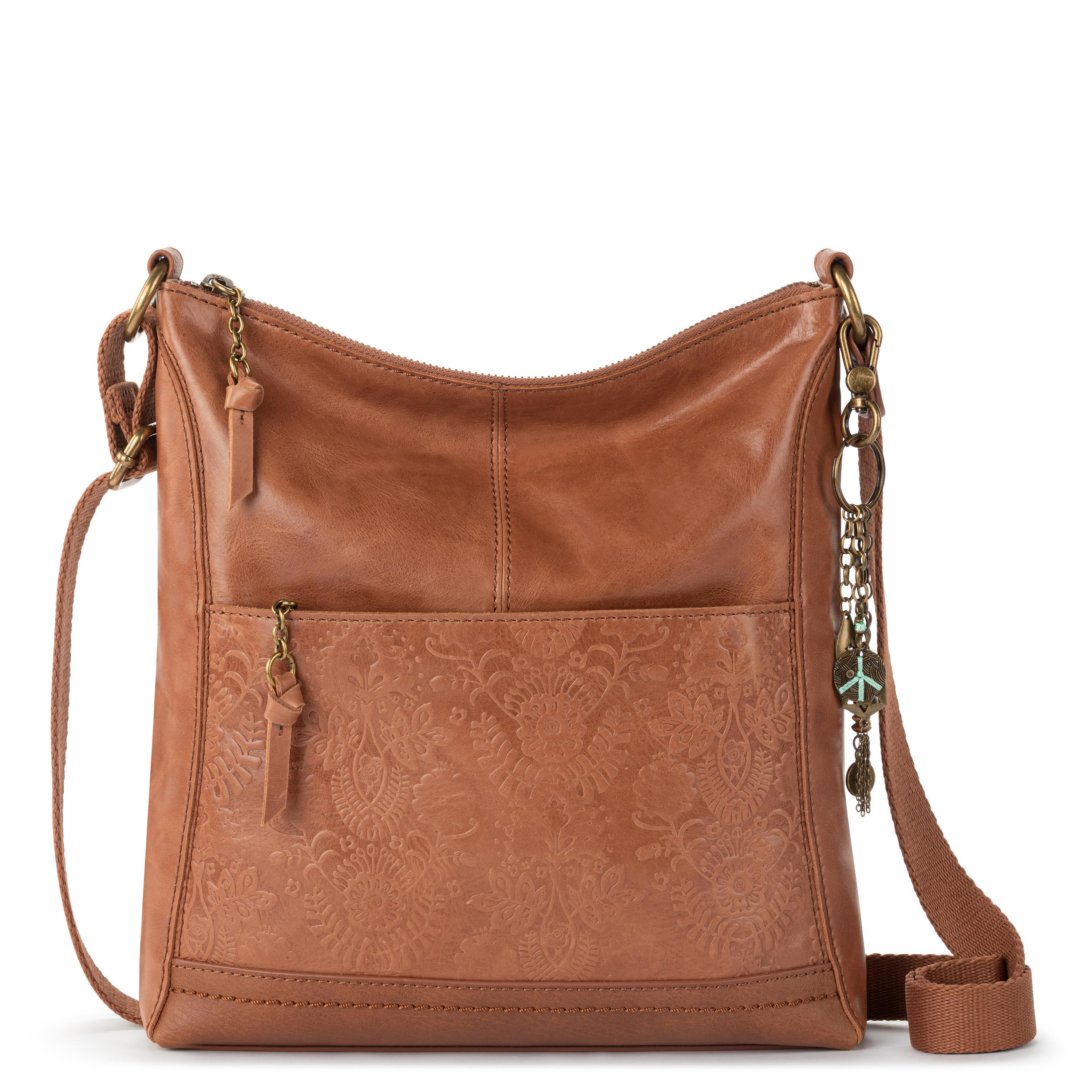 the sak tobacco NWOT The Tobacco Floral Embossed Vintage Feel Leather Small Crossbody Bag Womens The Sak Melrose Crossbody Leather Bag The Sak Silverlake Crossbody -