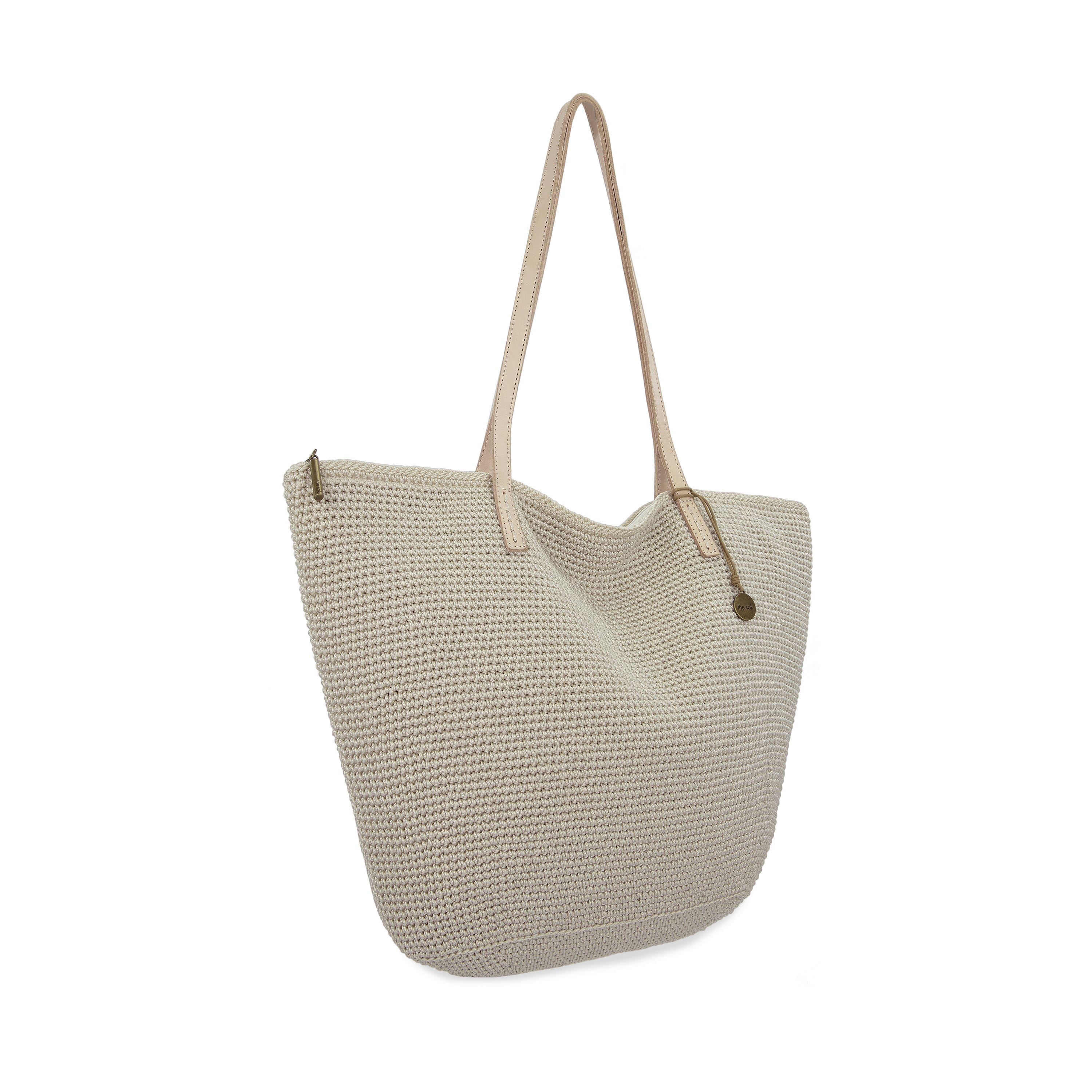 The Sak Faye Large Tote - Hand Crochet - Natural