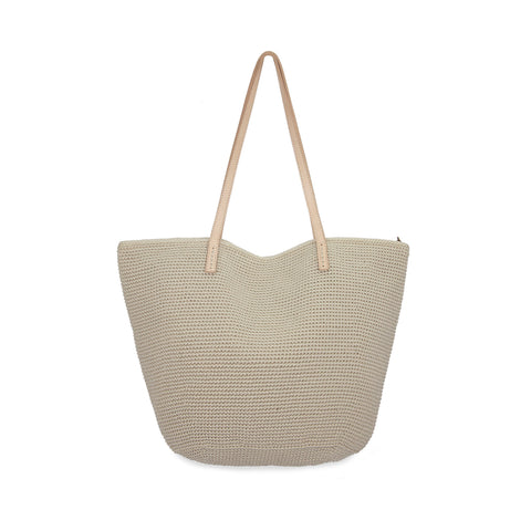 The Sak Faye Large Tote - Hand Crochet - Natural