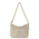 The Sak Lumi Crossbody - Hand Crochet - Natural Medallion
