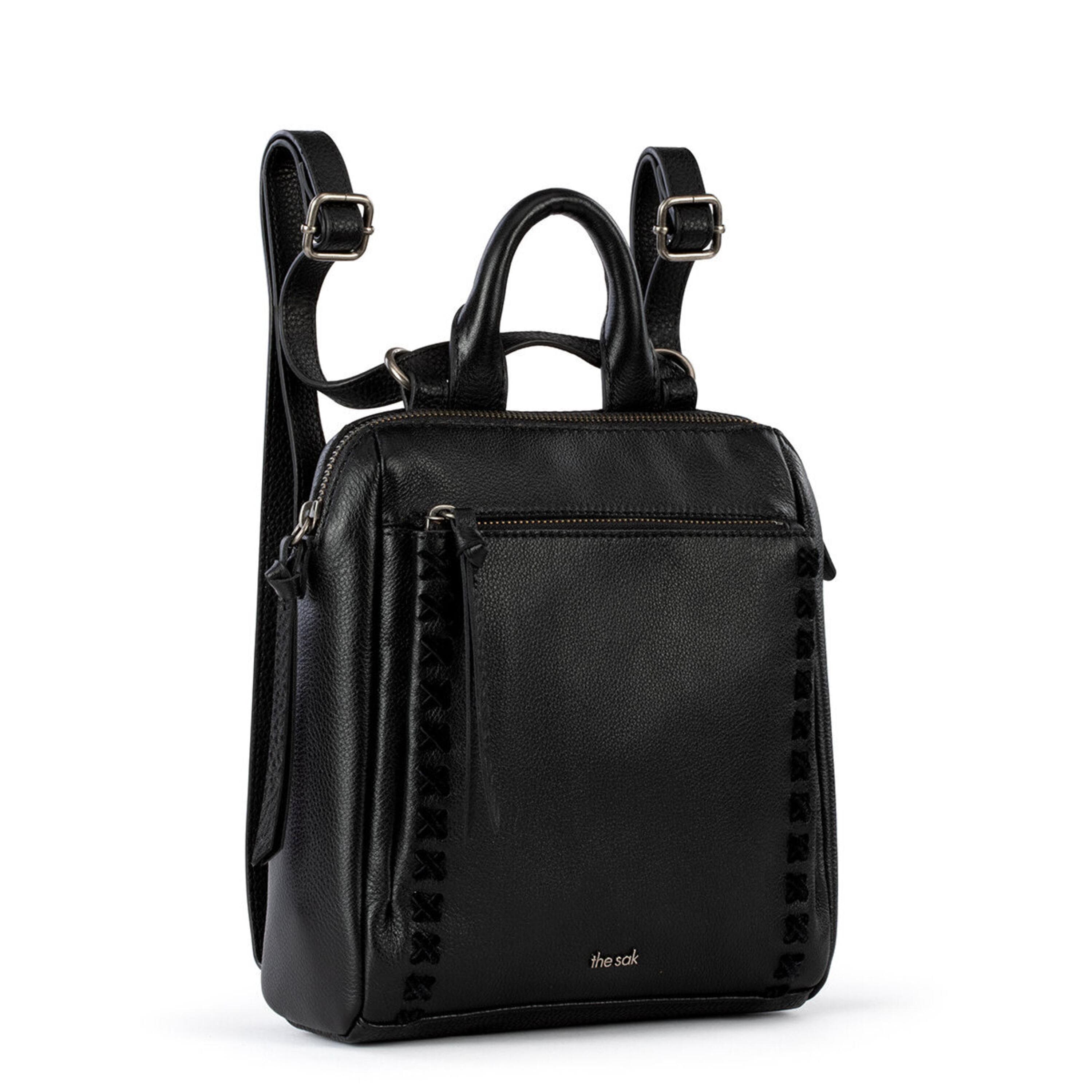 The Sak Loyola Mini Backpack - Leather - Black