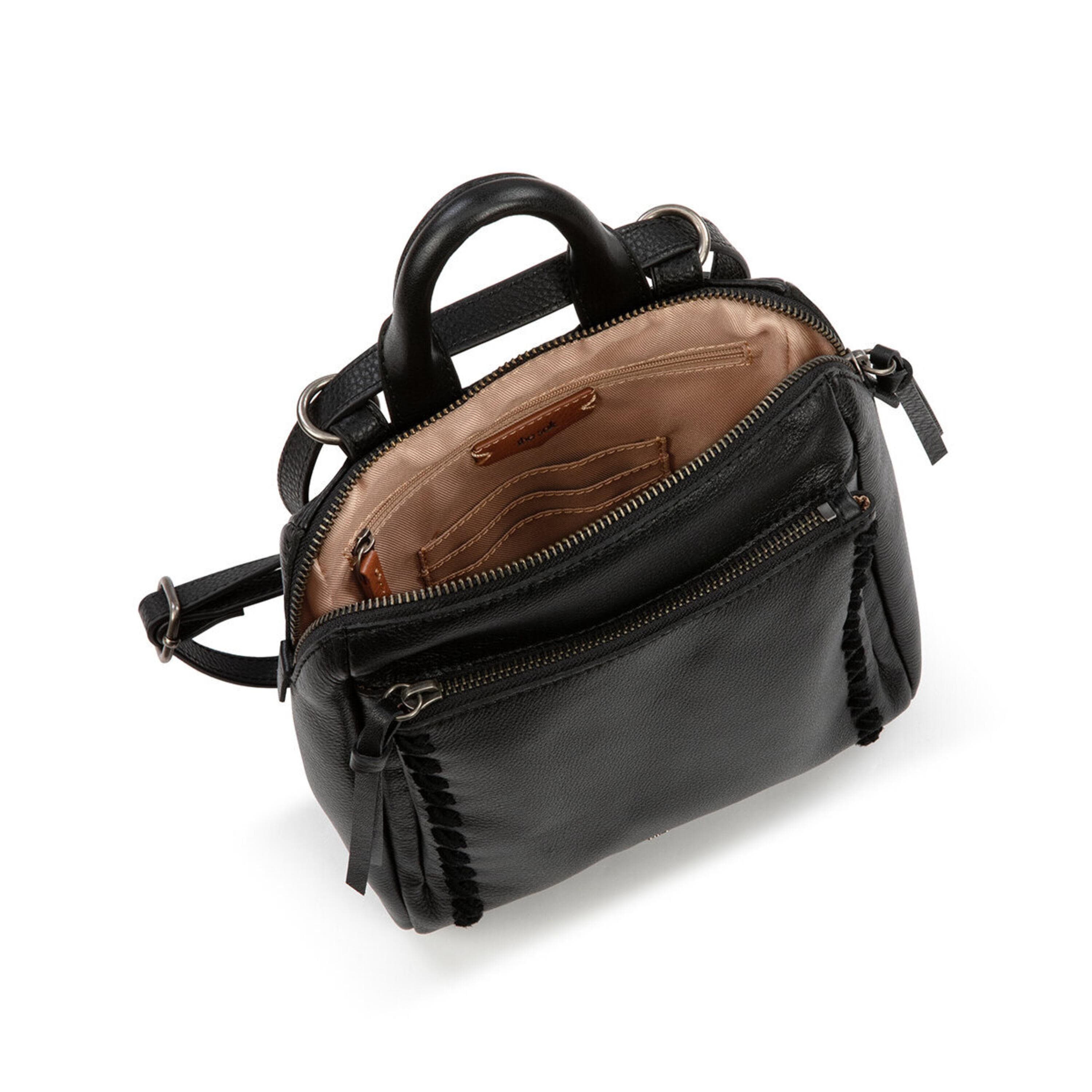 The Sak Loyola Mini Backpack - Leather - Black