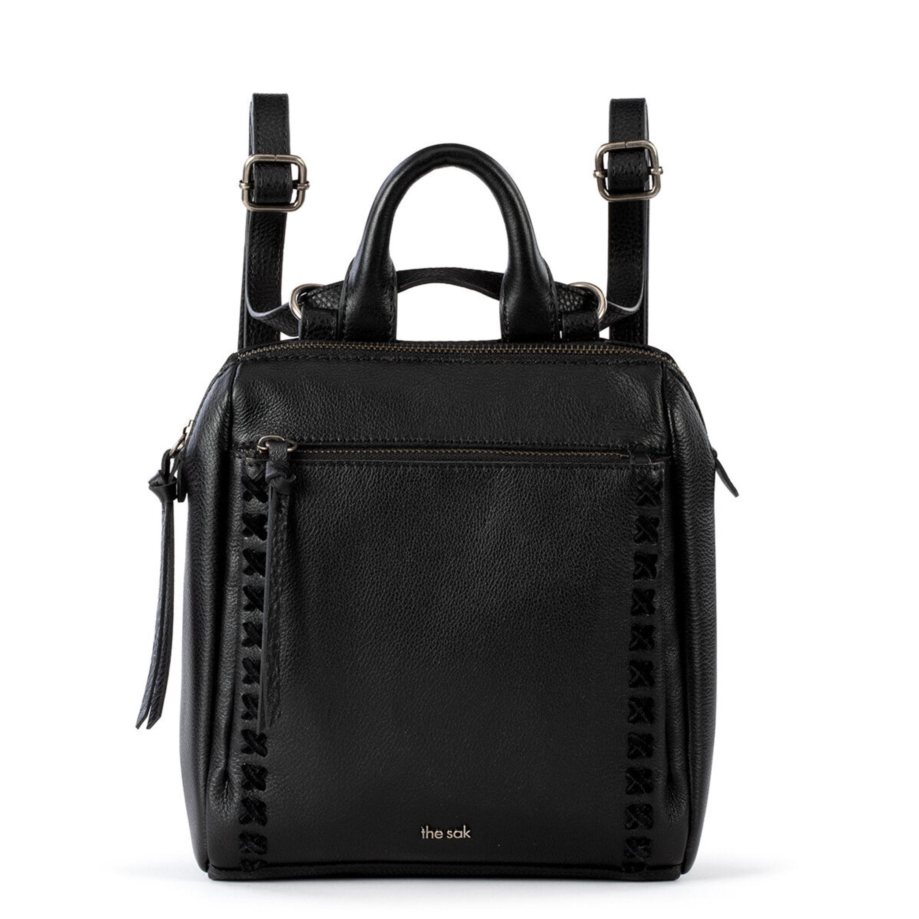 The Sak Loyola Mini Backpack - Leather - Black
