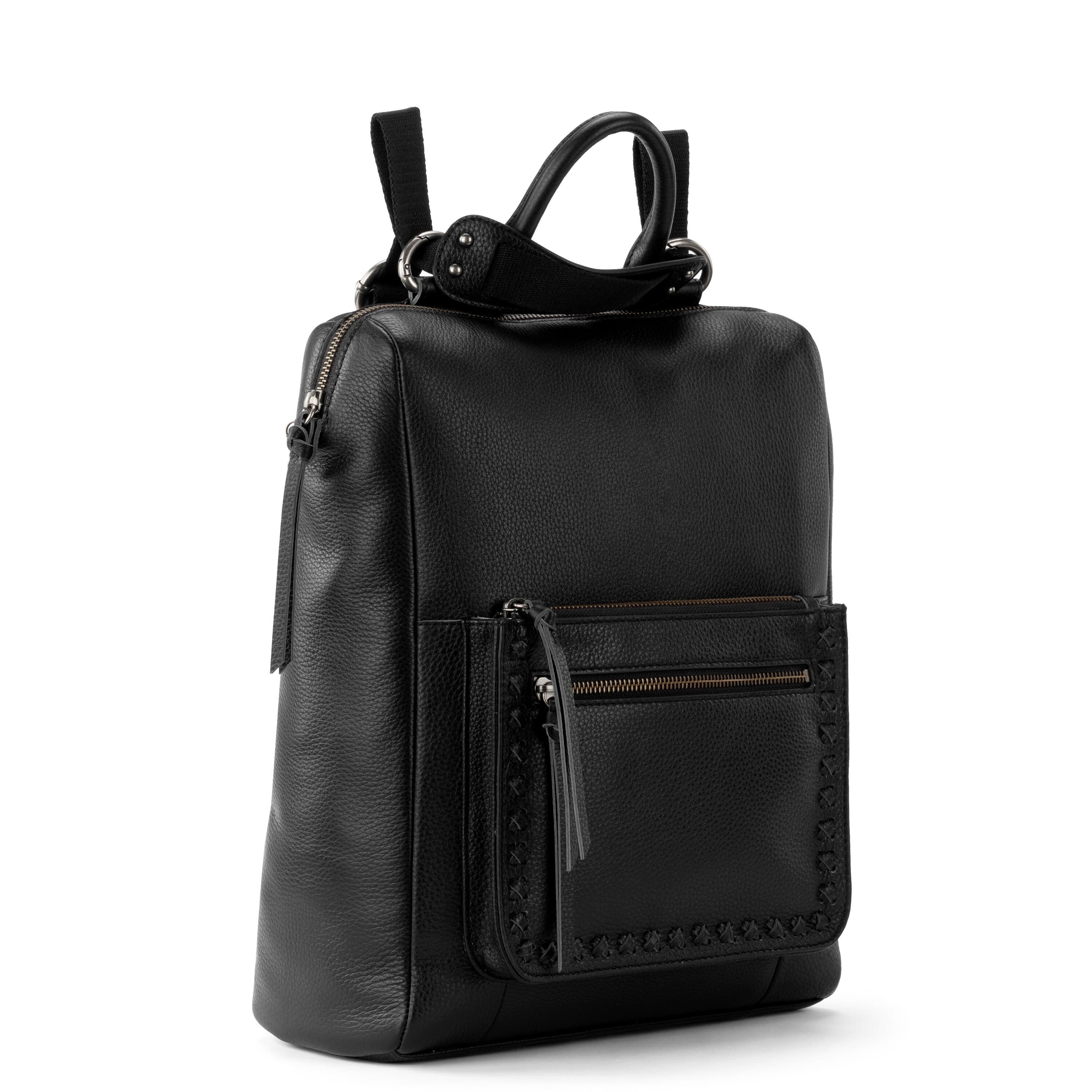 The Sak Convertible Black Backpack Amazon.com: The Sak Ventura Backpack in Leather, Adjustable  main image 2