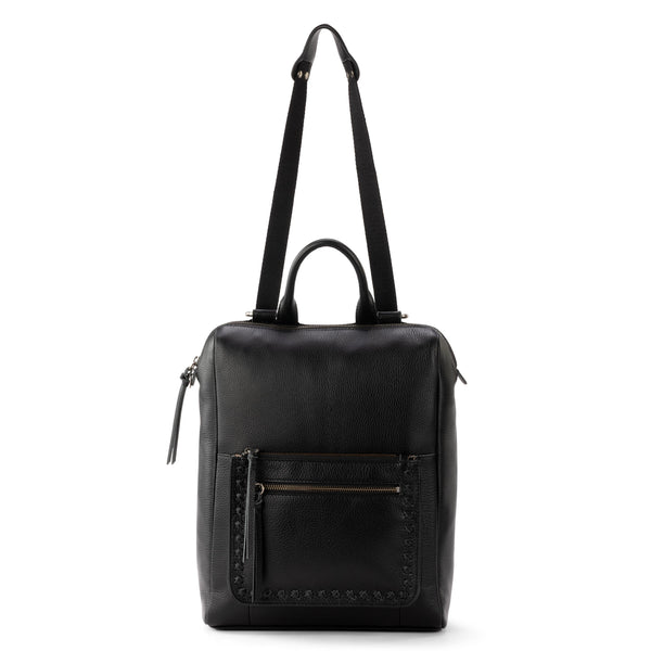 Loyola Backpack in Black Leather – The Sak
