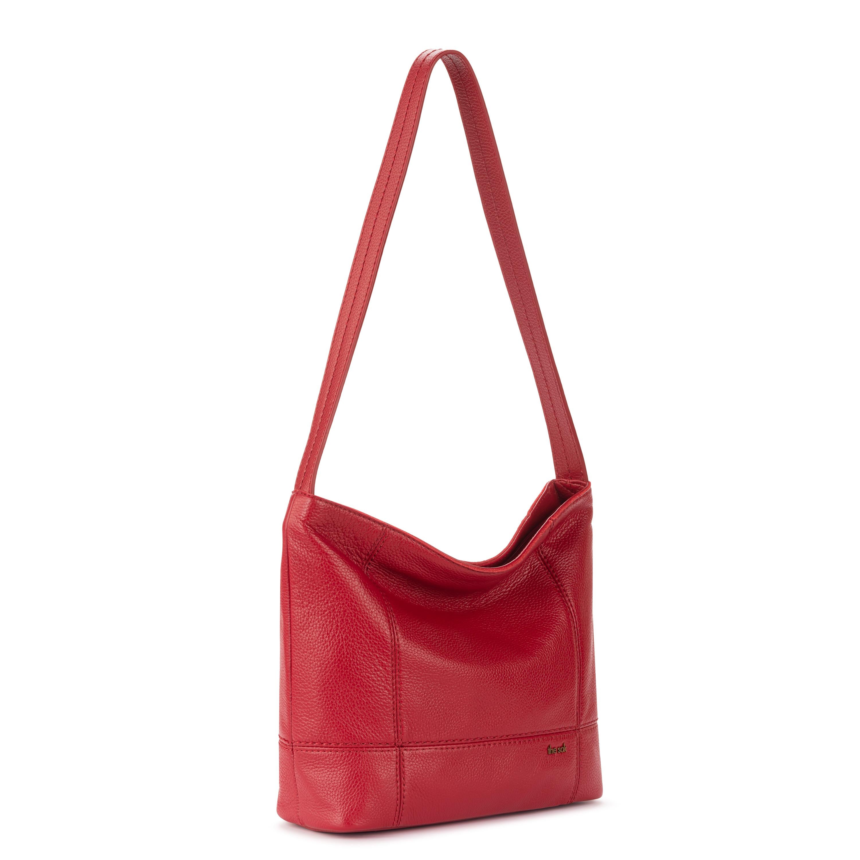 The Sak De Young Hobo - Leather - Scarlet