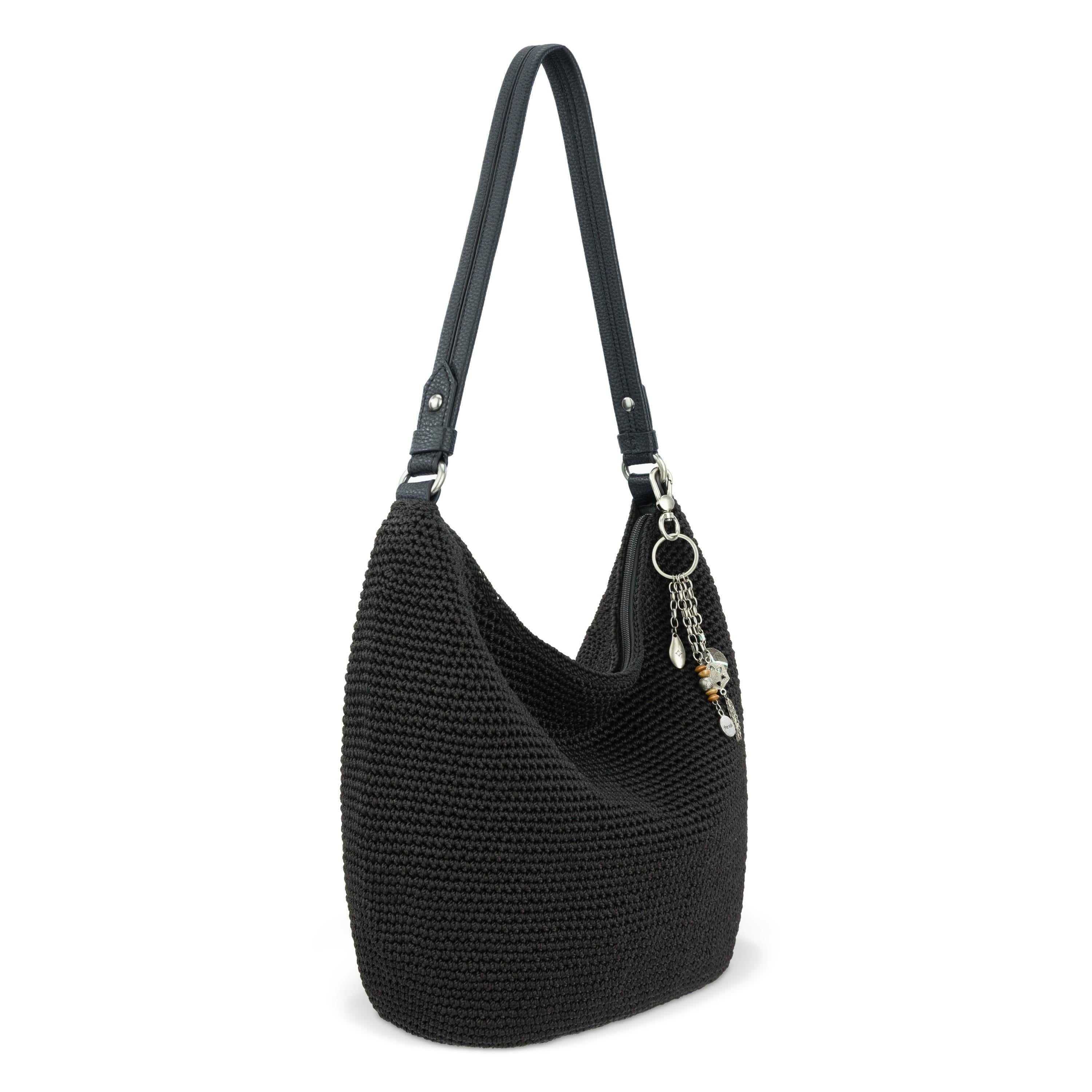 The Sak Sequoia Hobo - Hand Crochet - Black