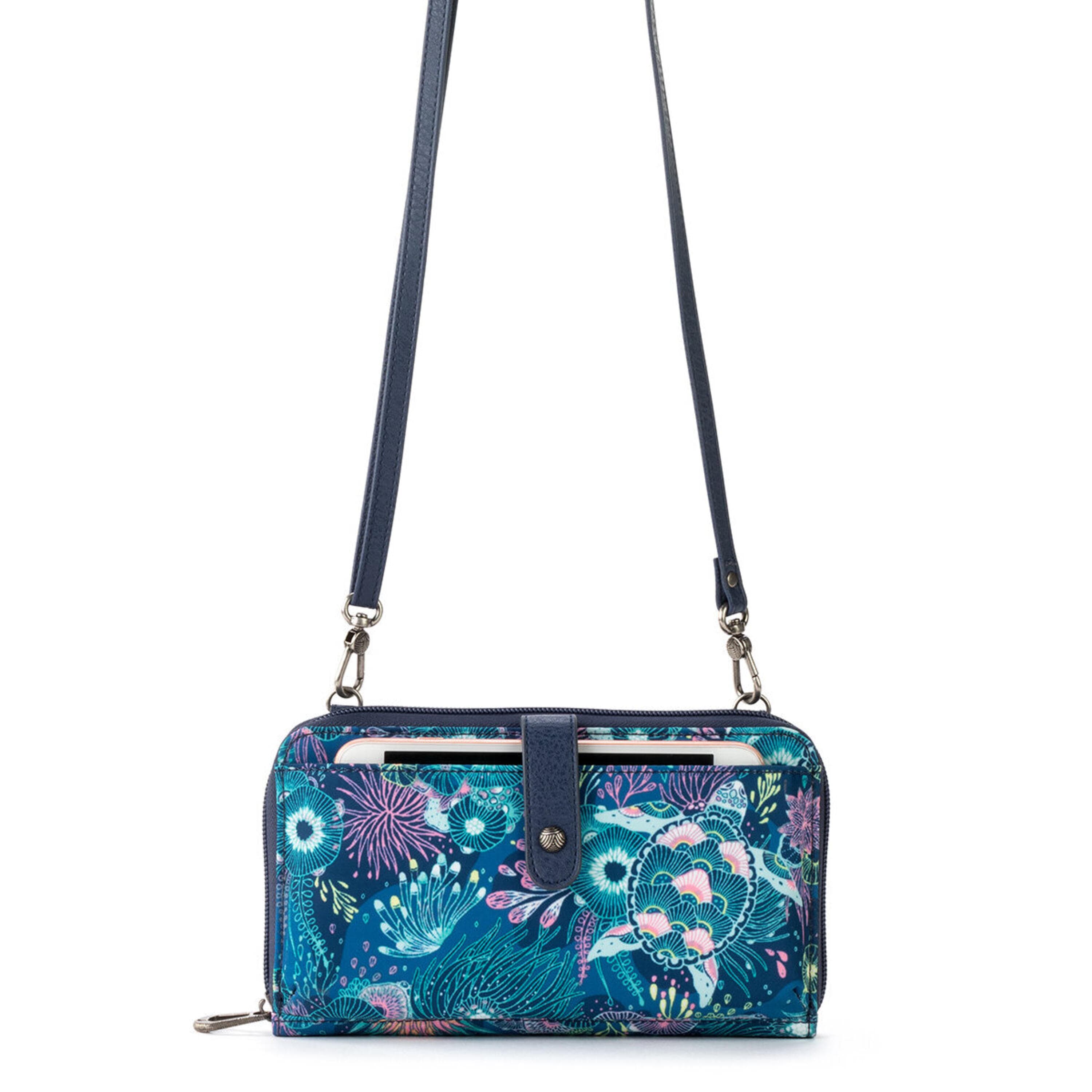 Sakroots Smartphone Wallet - EcoTwill - Royal Blue Seascape