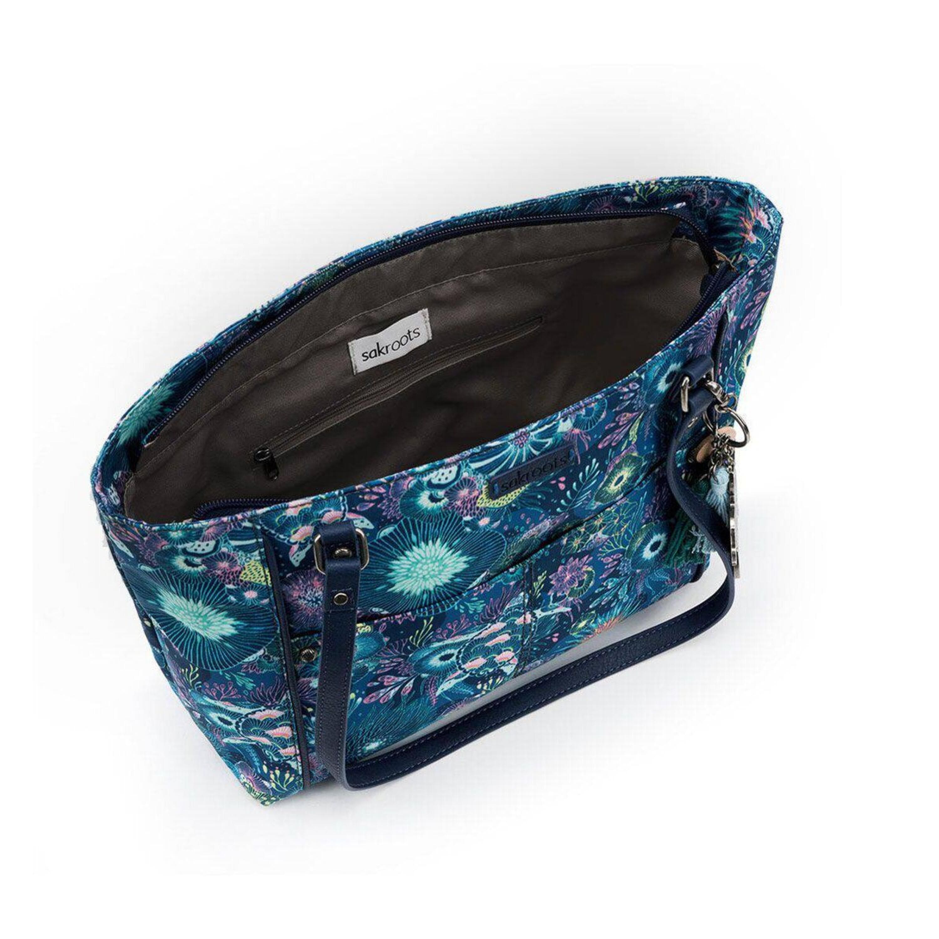Sakroots Metro Tote - EcoTwill - Royal Blue Seascape