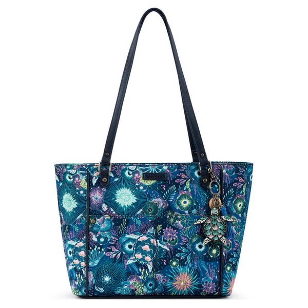 Metro Tote Bag in Royal Blue Seascape EcoTwill – The Sak